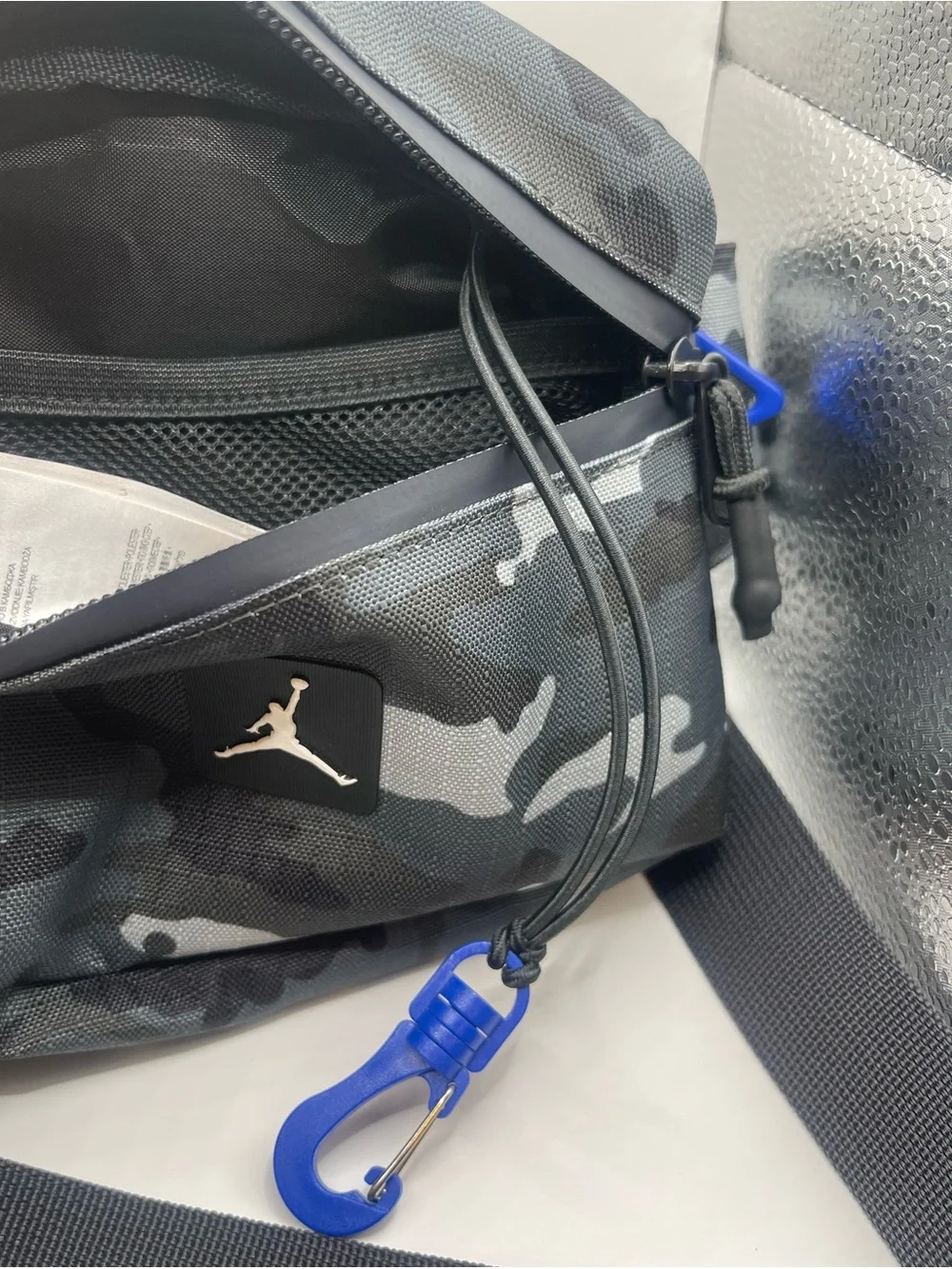 Nike Jordan Cordura Camo Grey Crossbody Waist Crossbody Bag